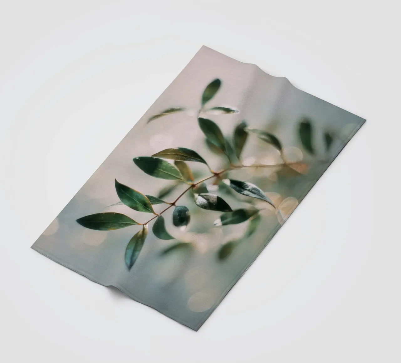Bokeh Botanica No 01 coperta in pile da treechild