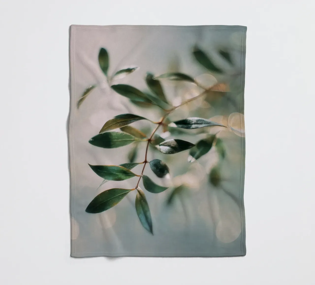Bokeh Botanica No 01 coperta in pile da treechild