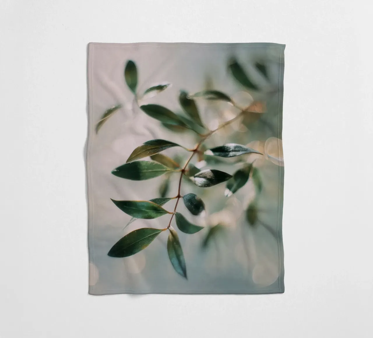 Bokeh Botanica No 01 coperta in pile da treechild
