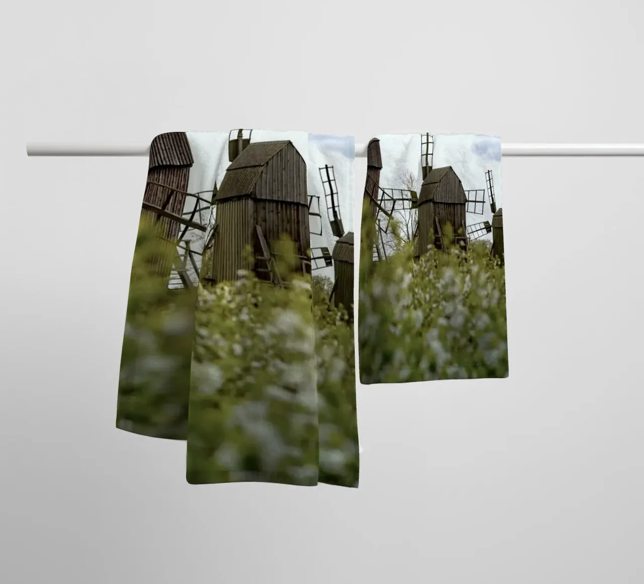 windmill small asciugamano da bagno da space words