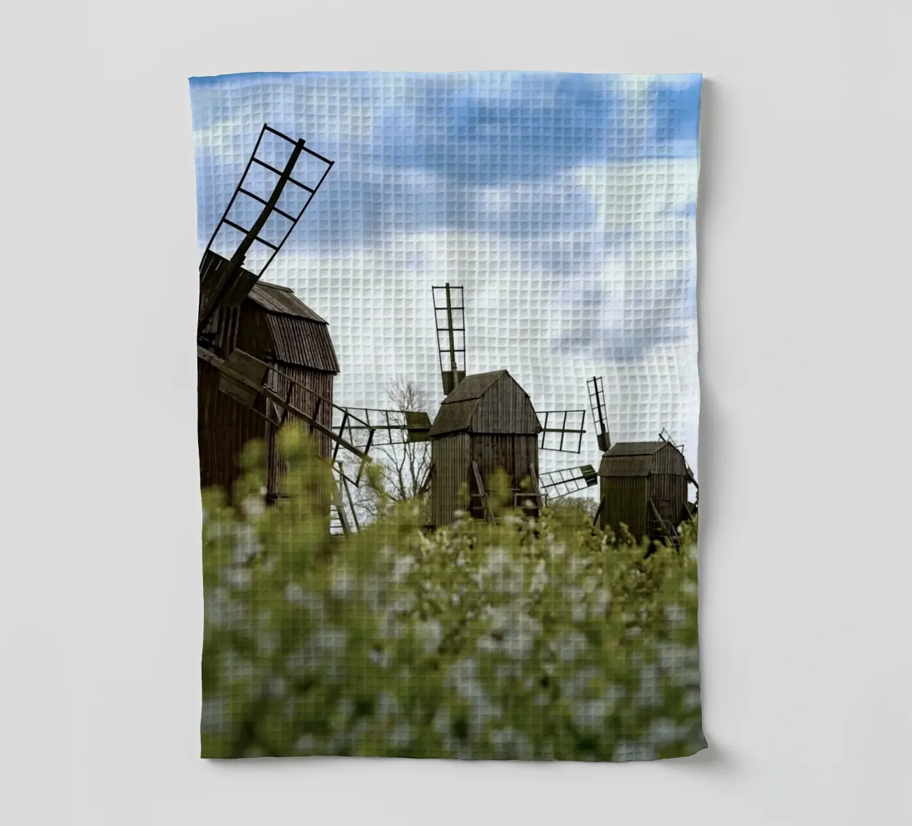 windmill small canovaccio da cucina da space words