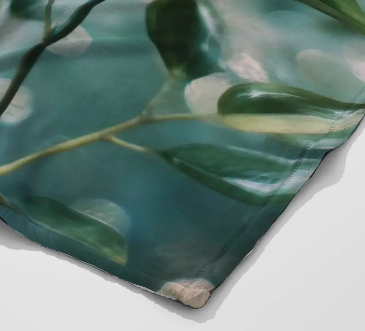 Bokeh Botanica No 02 coperta in pile da treechild