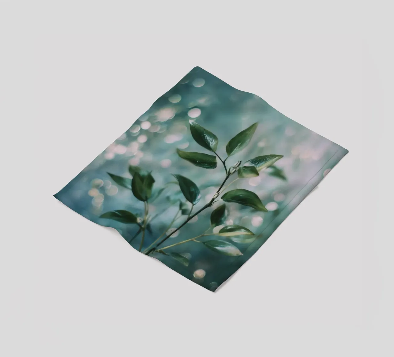 Bokeh Botanica No 02 coperta in pile da treechild