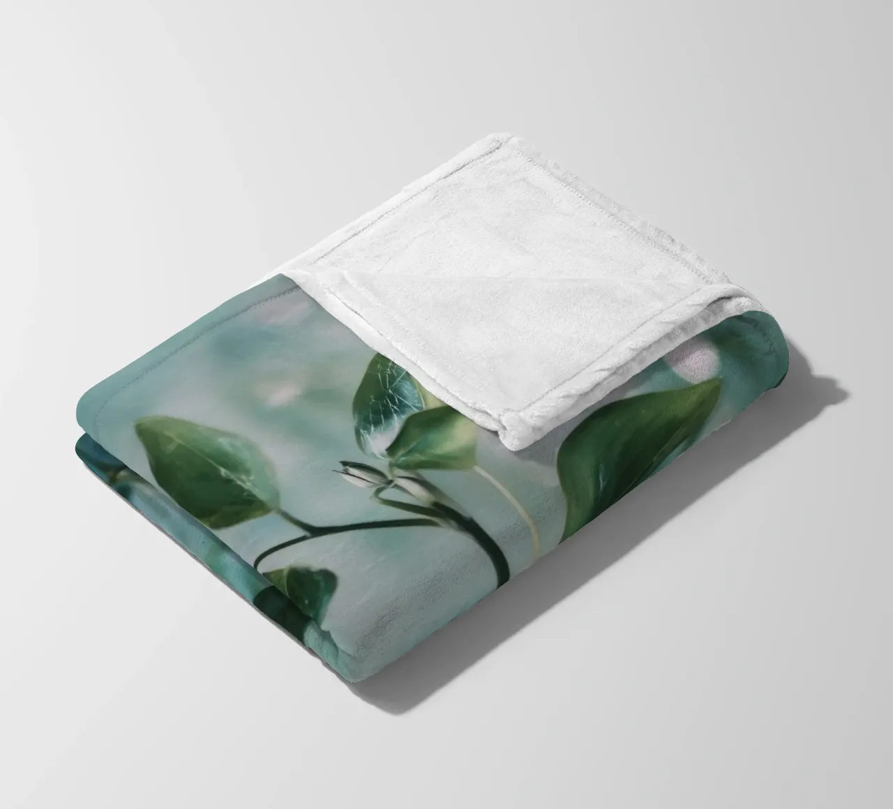 Bokeh Botanica No 02 coperta in pile da treechild