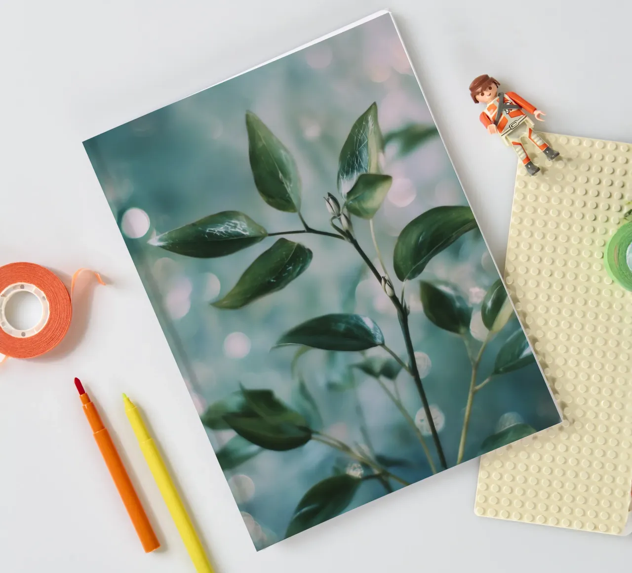 Bokeh Botanica No 02 notebook by treechild