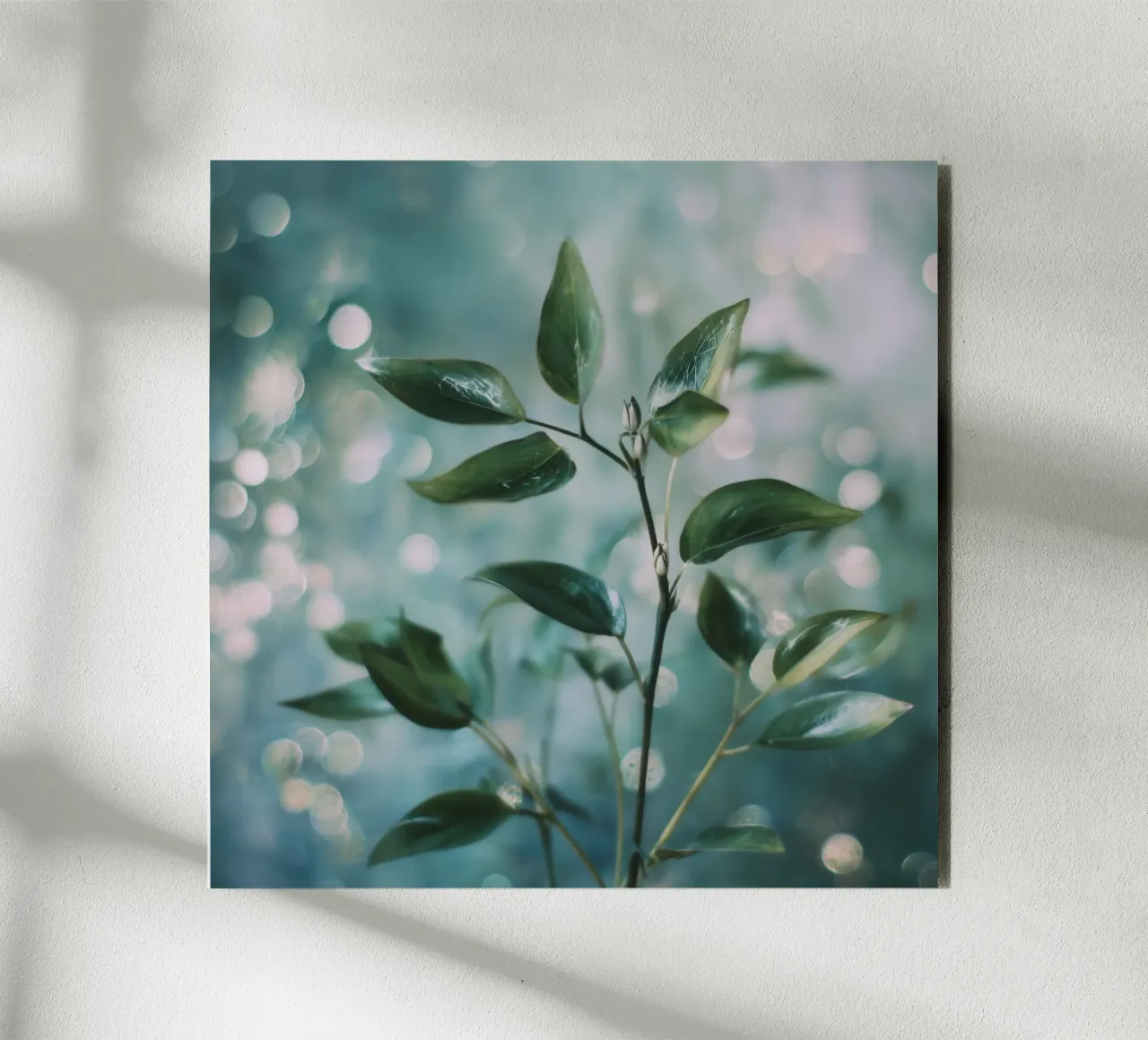 Bokeh Botanica No 02 alluminio dibond da treechild