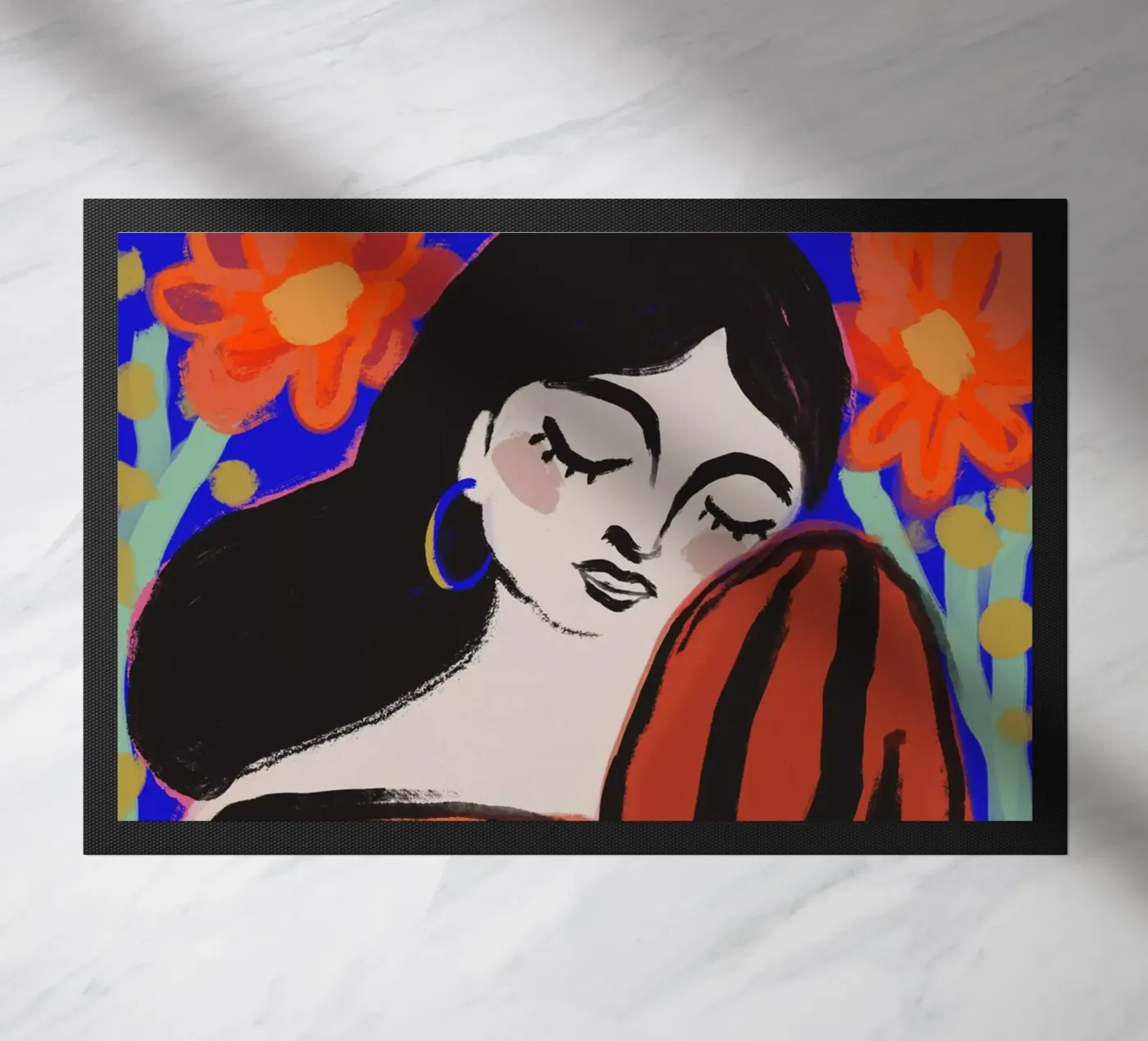 Garden Harmony doormat by treechild