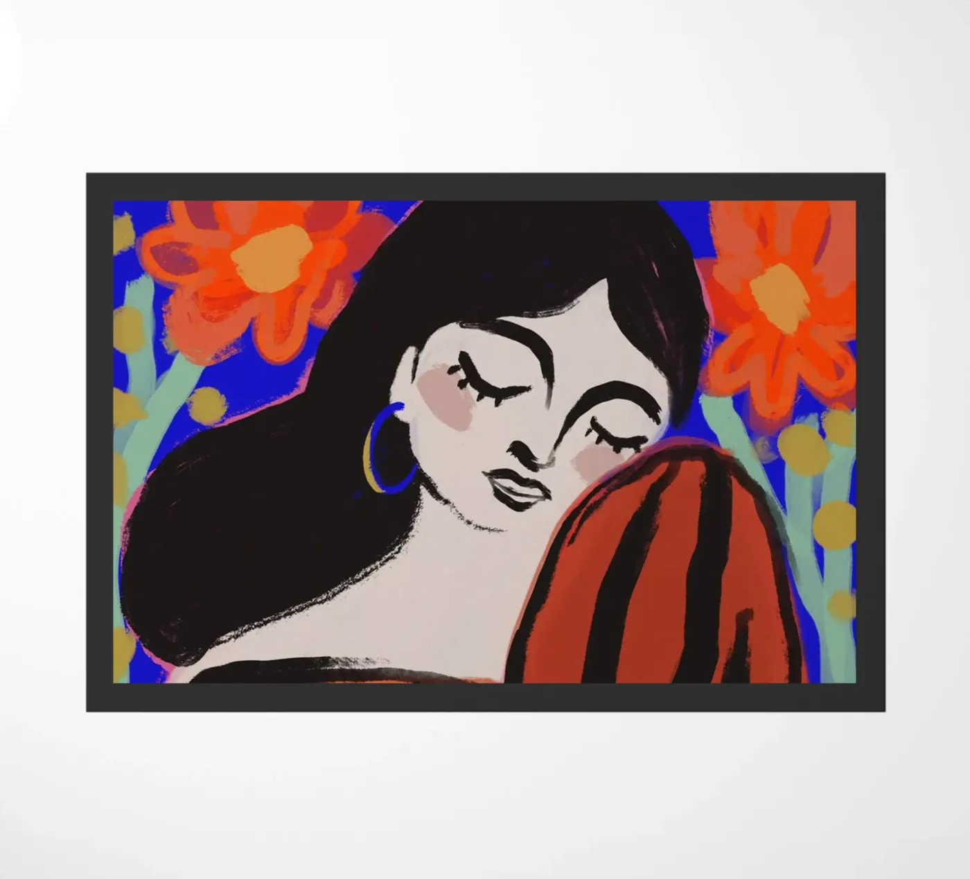 Garden Harmony doormat by treechild