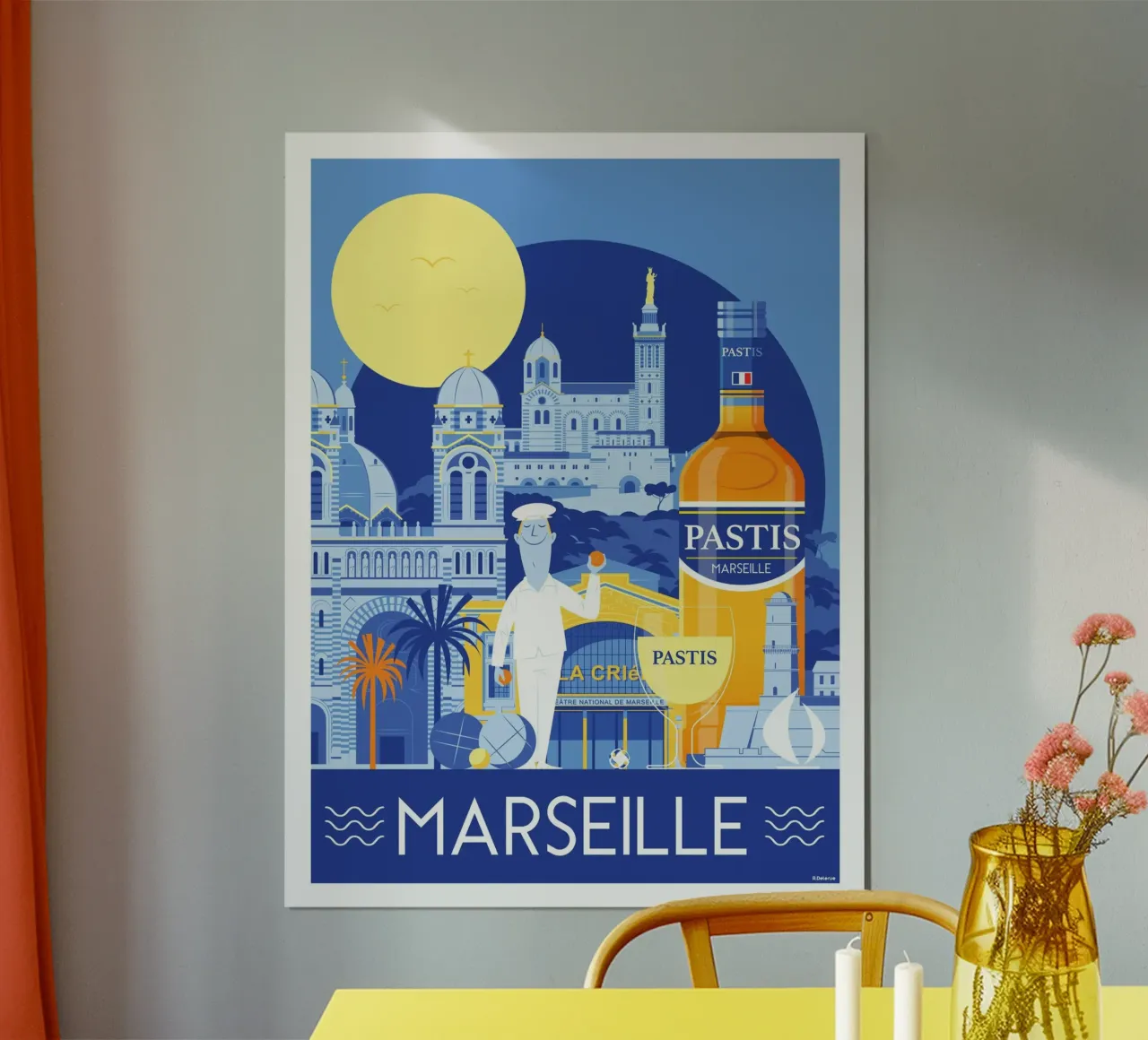 Marsiglia poster da Raphaël Delerue