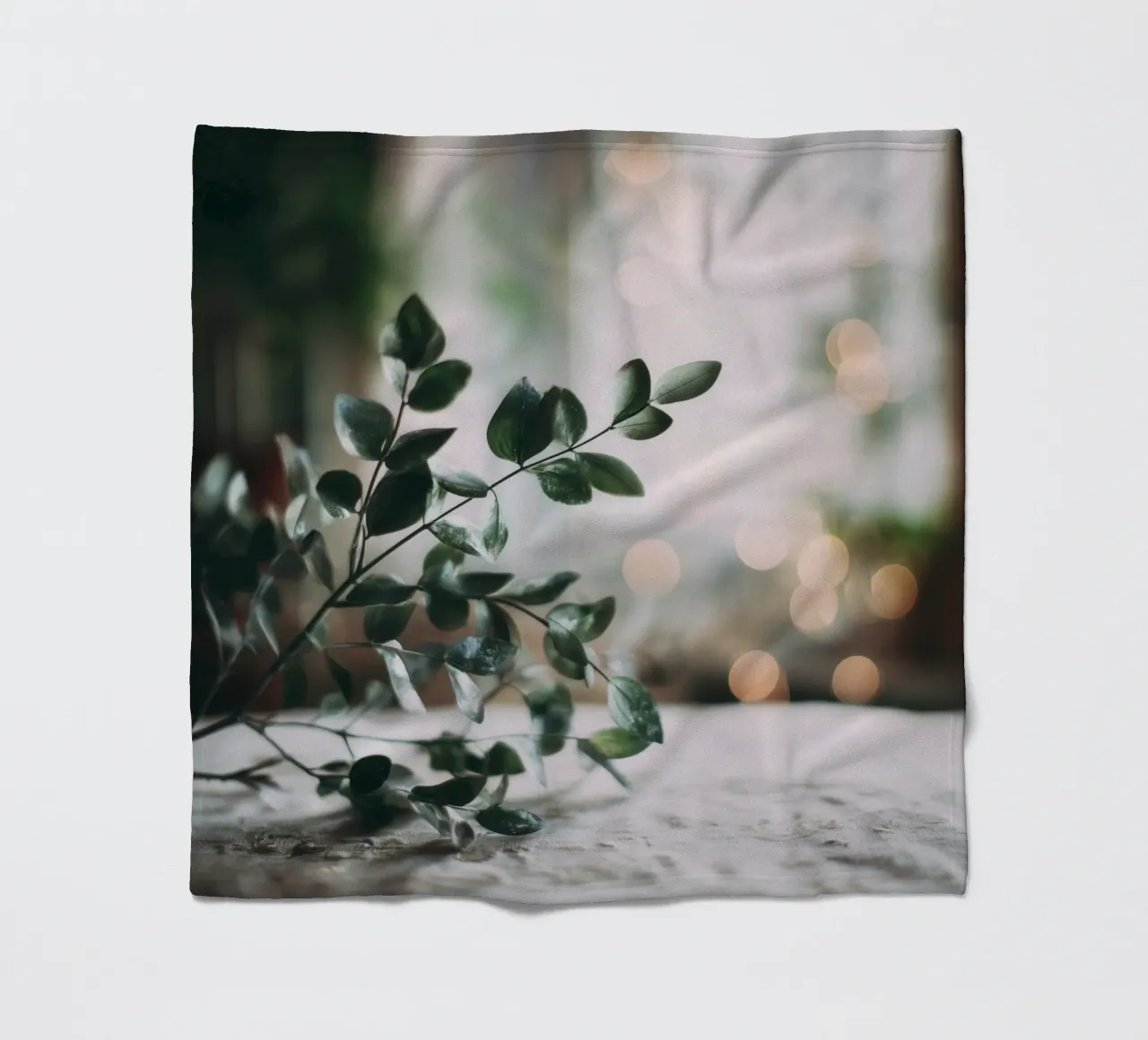 Bokeh Botanica No 03 coperta in pile da treechild