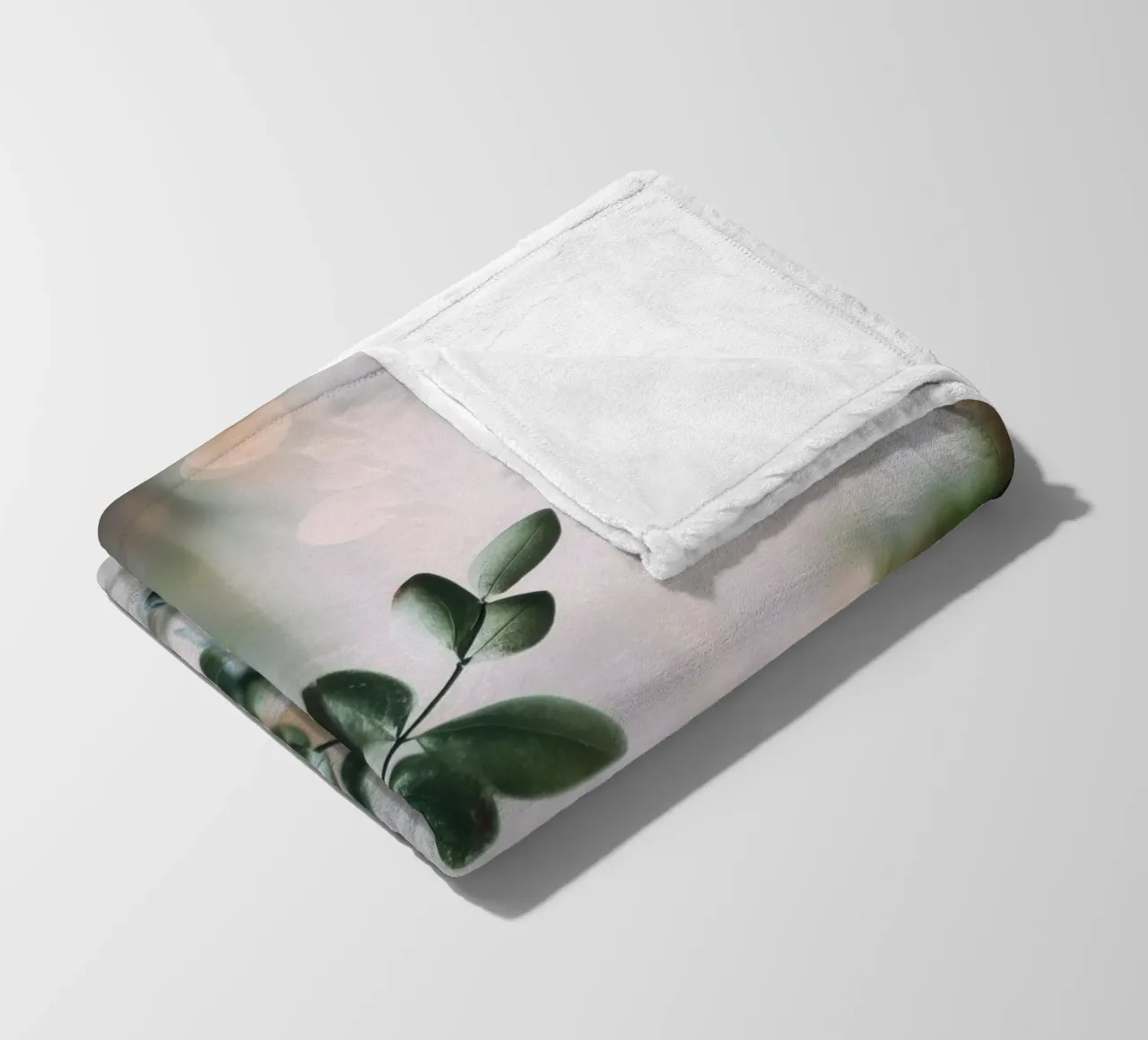 Bokeh Botanica No 03 coperta in pile da treechild