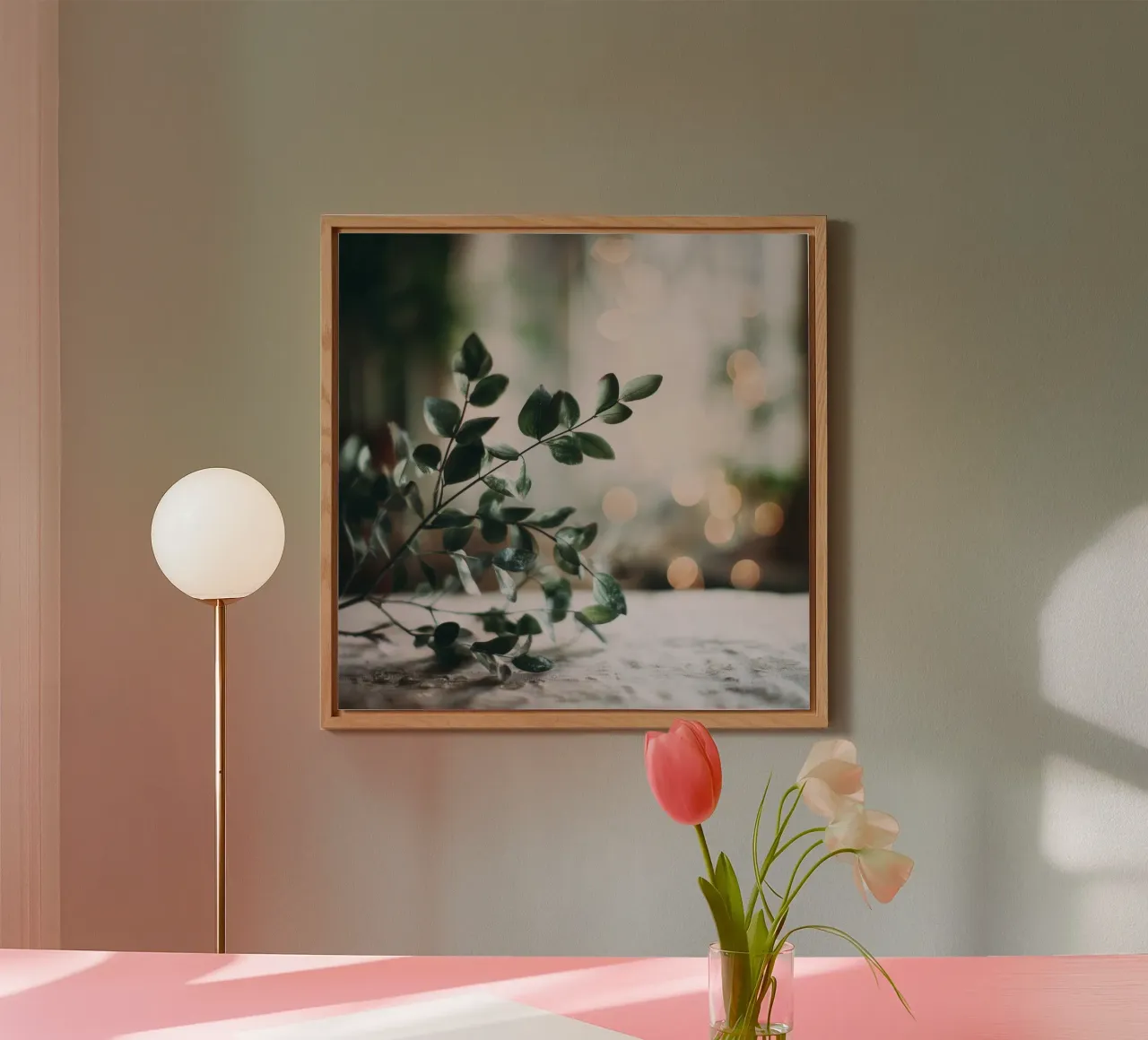 Bokeh Botanica No 03 alluminio dibond da treechild