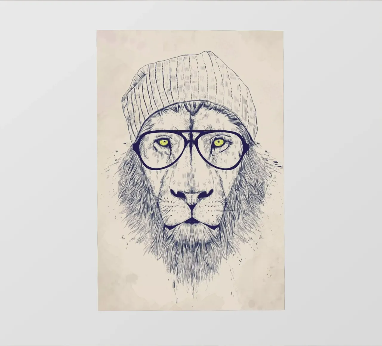 Cool lion telo in pvc da Balazs Solti