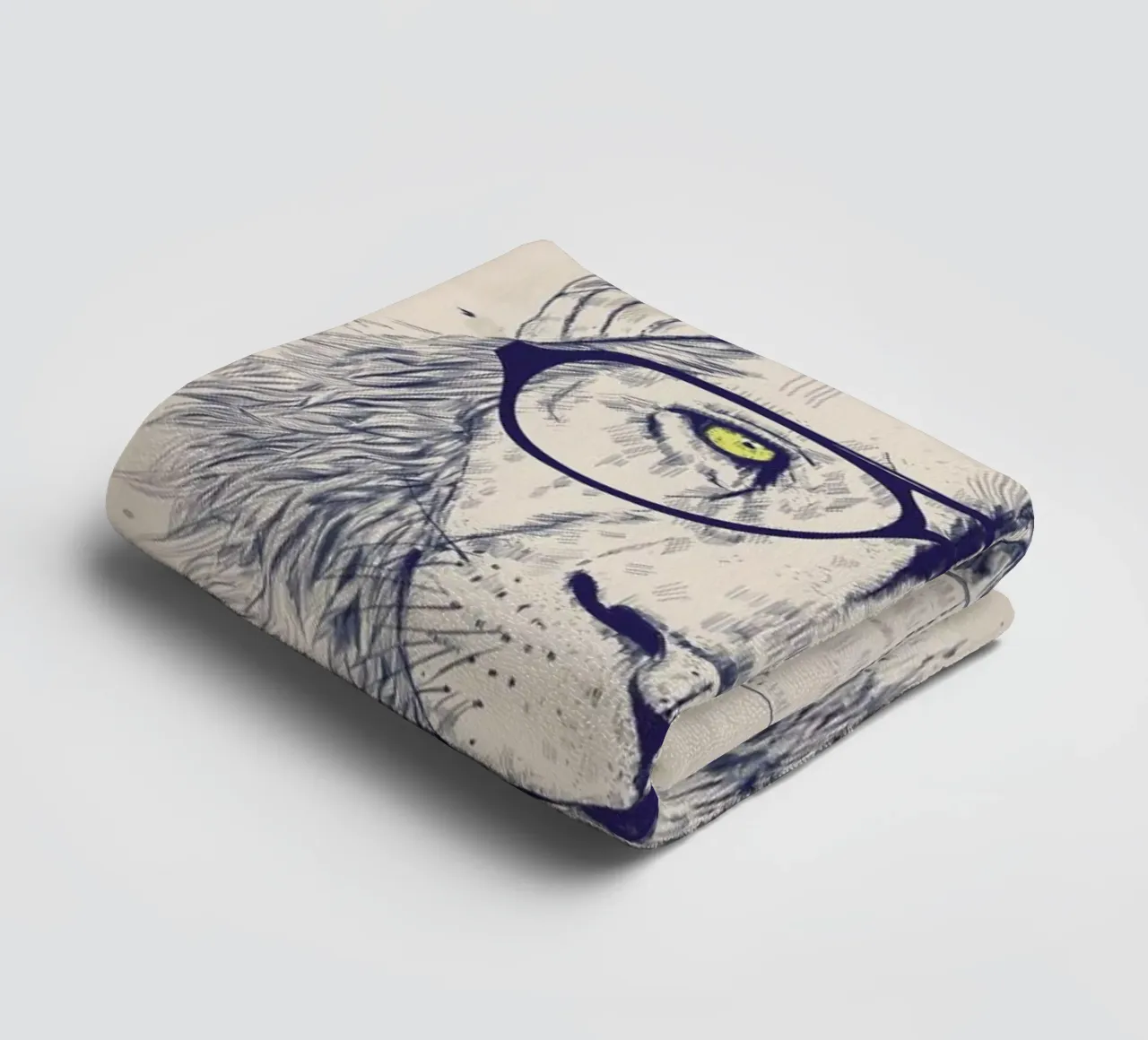 Cool lion toalla de baño de Balazs Solti
