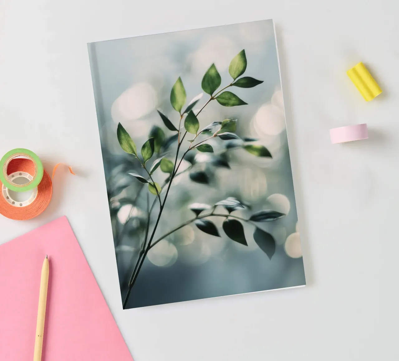 Bokeh Botanica No 04 notebook by treechild