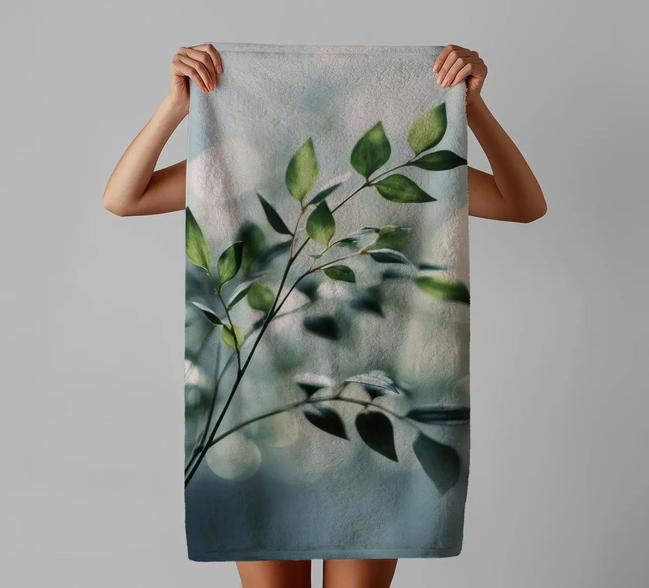 Bokeh Botanica No 04 asciugamano da bagno da treechild