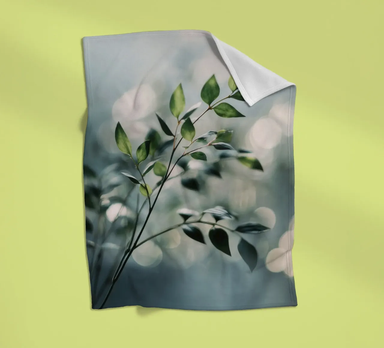 Bokeh Botanica No 04 coperta in pile da treechild