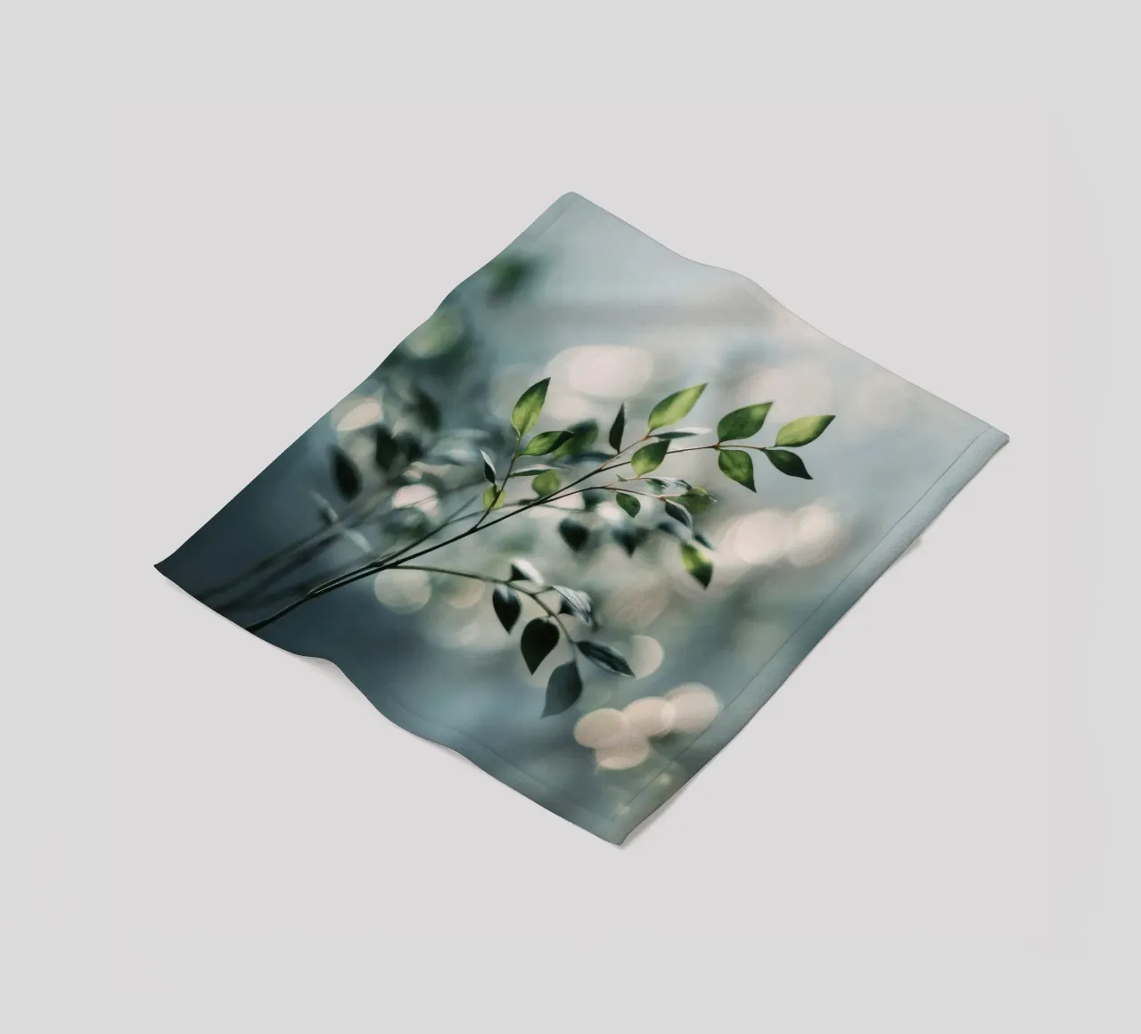 Bokeh Botanica No 04 coperta in pile da treechild