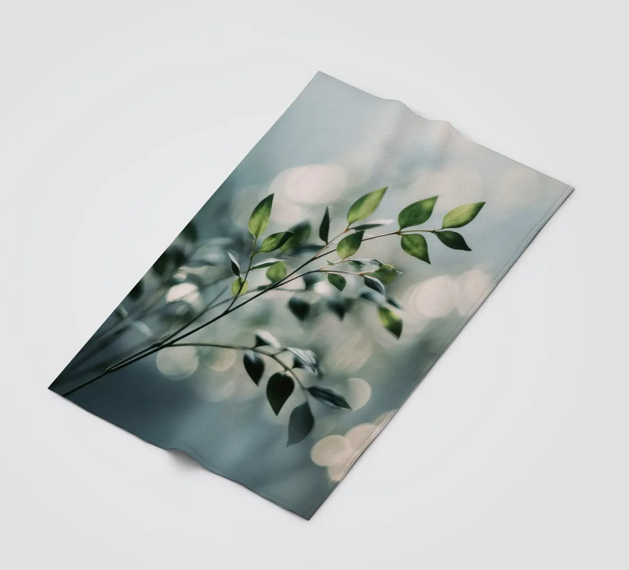 Bokeh Botanica No 04 coperta in pile da treechild