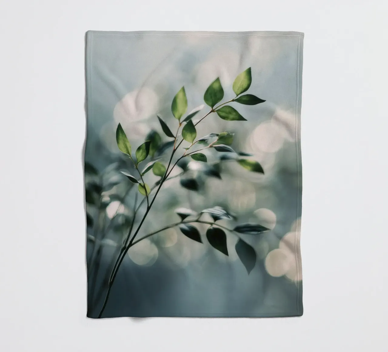 Bokeh Botanica No 04 coperta in pile da treechild