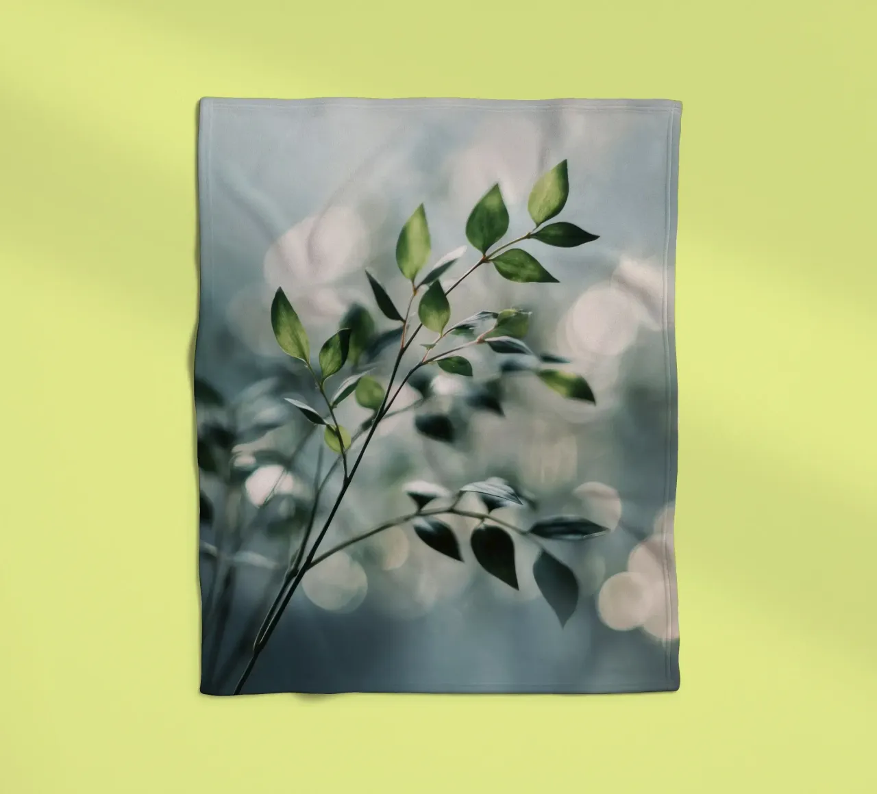 Bokeh Botanica No 04 coperta in pile da treechild