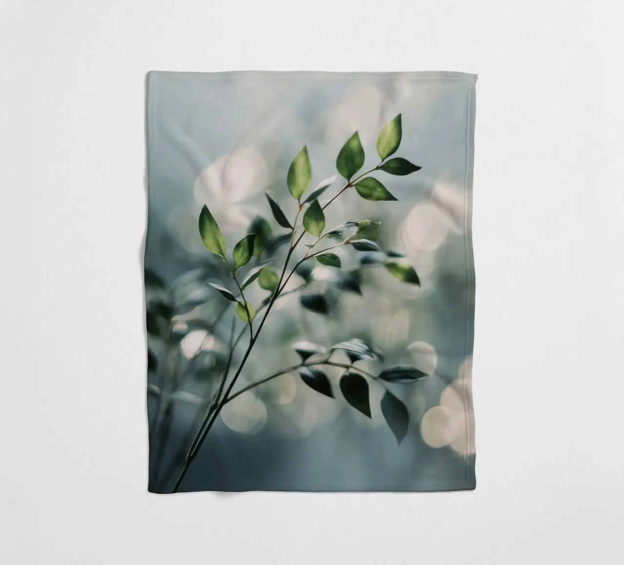 Bokeh Botanica No 04 coperta in pile da treechild
