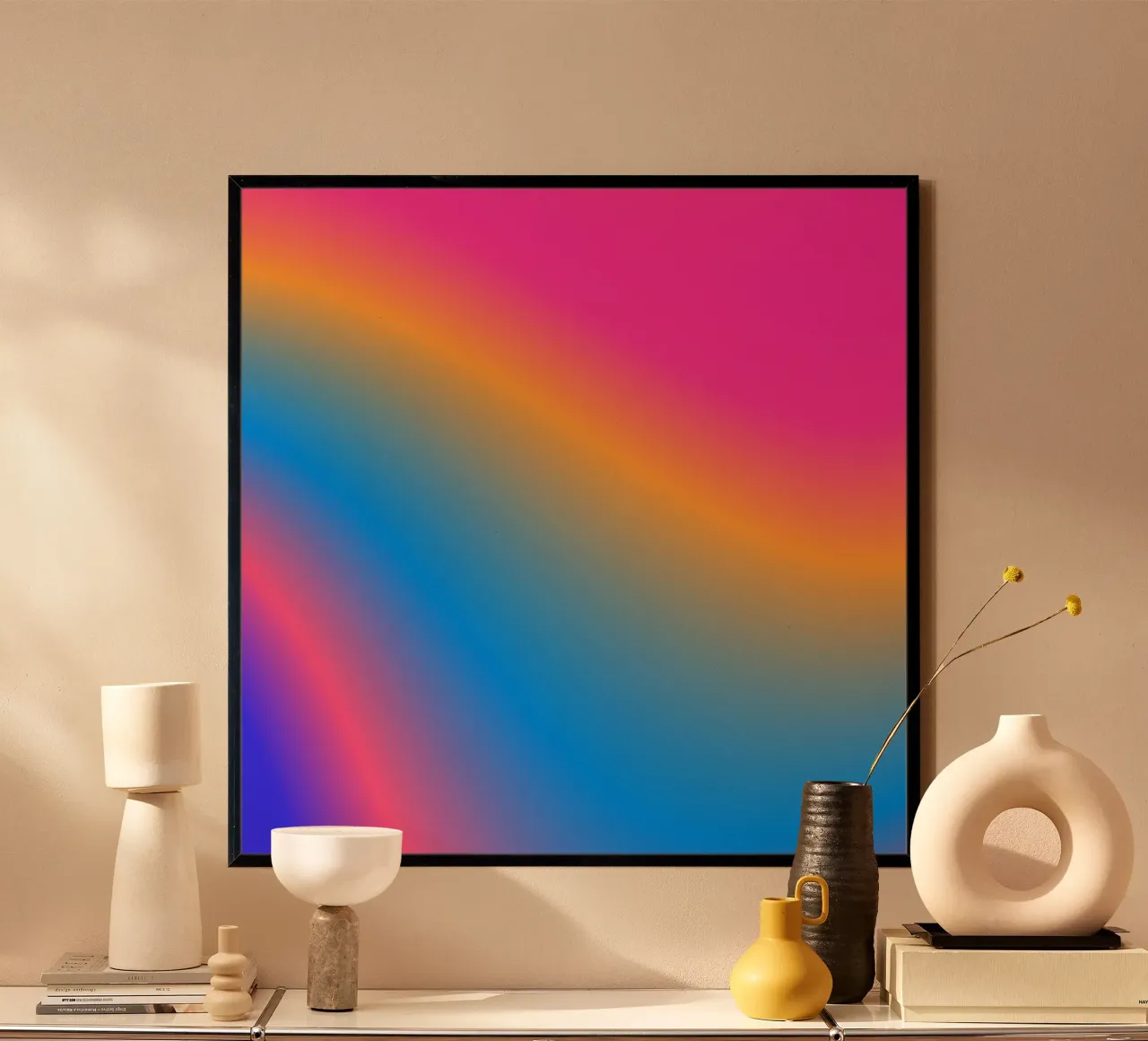 GO GET YOUR DREAM LIFE, DREAM GURL/BOY🌊 poster con telaio in legno da ÂME LIBRE STUDIO