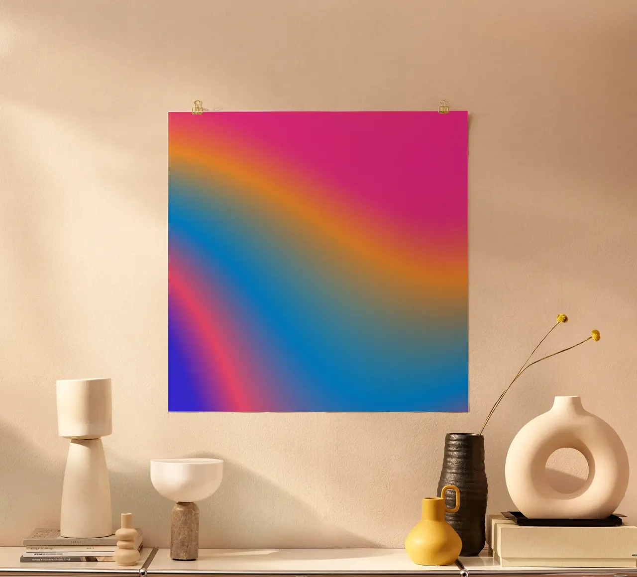 GO GET YOUR DREAM LIFE, DREAM GURL/BOY🌊 poster con telaio in legno da ÂME LIBRE STUDIO