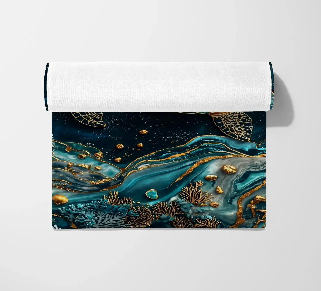 Eternal Tidekeeper Kintsugi Art telo mare da Pixaverse