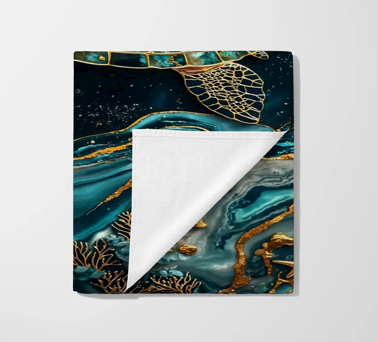 Eternal Tidekeeper Kintsugi Art telo mare da Pixaverse
