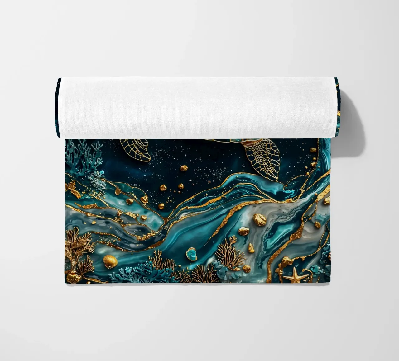 Eternal Tidekeeper Kintsugi Art telo mare da Pixaverse