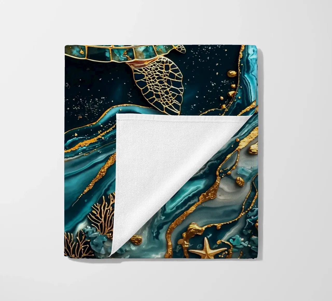 Eternal Tidekeeper Kintsugi Art telo mare da Pixaverse
