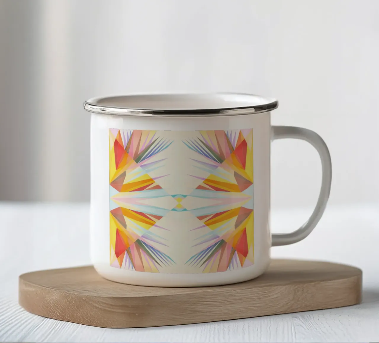 Luce radiante tazza in smalto da lovely lines