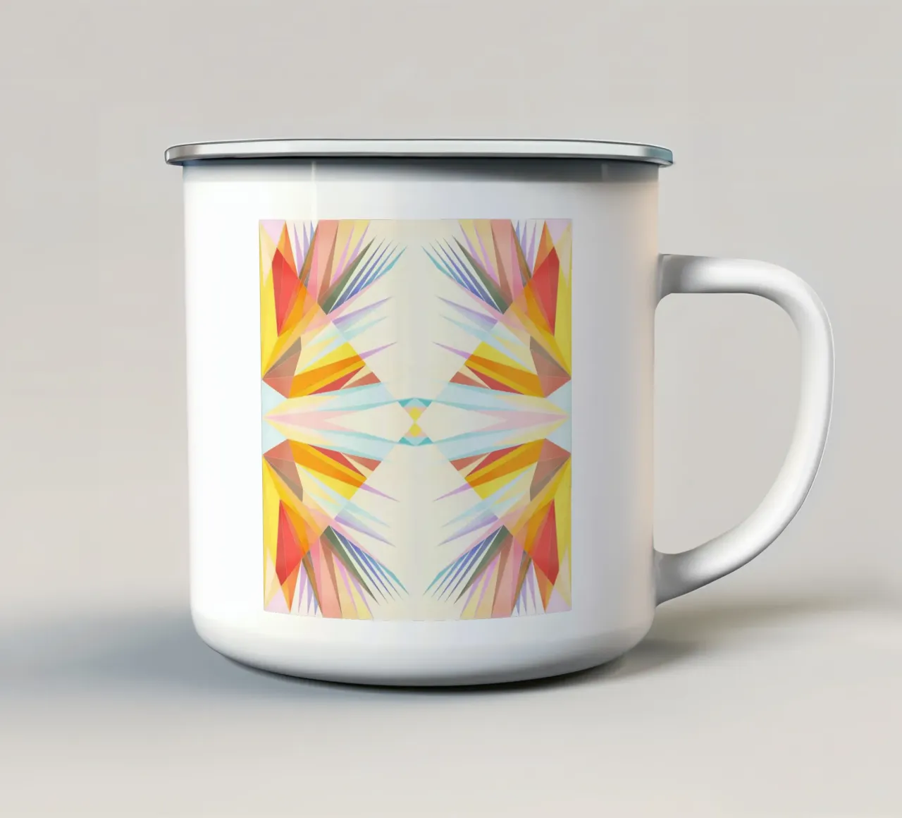 Luce radiante tazza in smalto da lovely lines