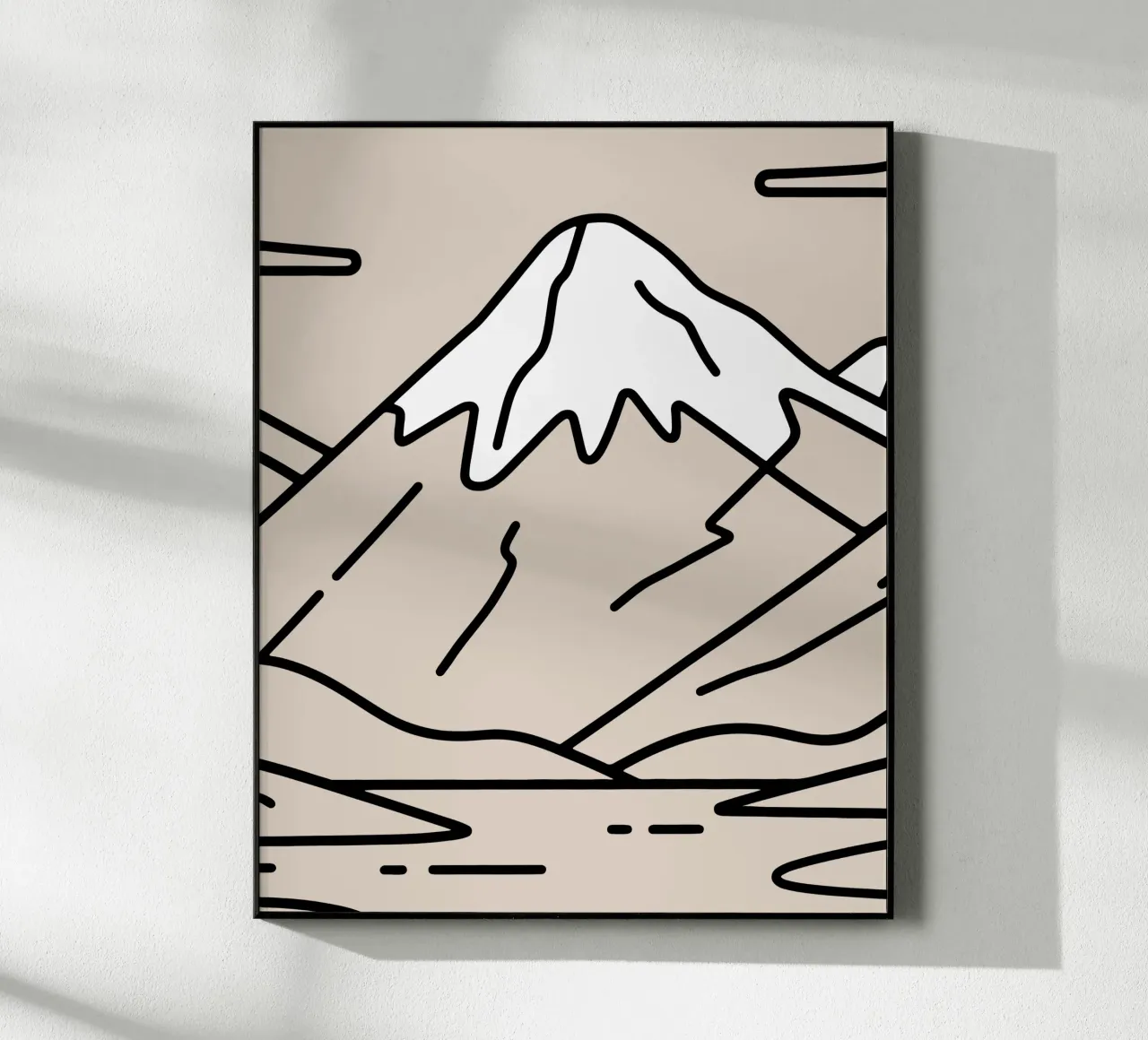 Montagna plexiglass da knowledge