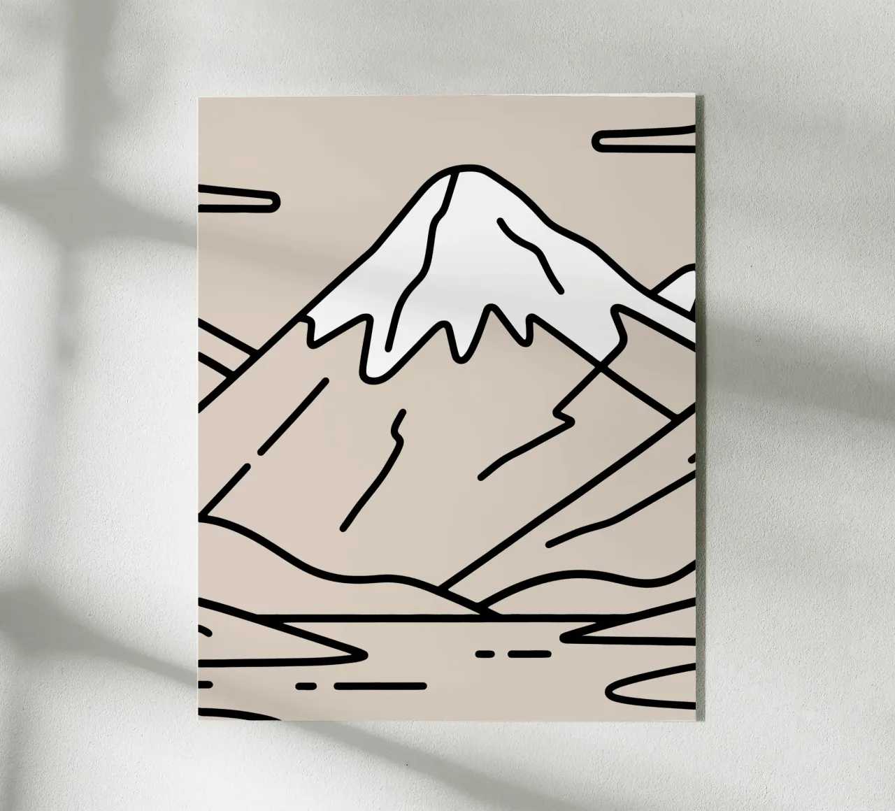 Montagna plexiglass da knowledge