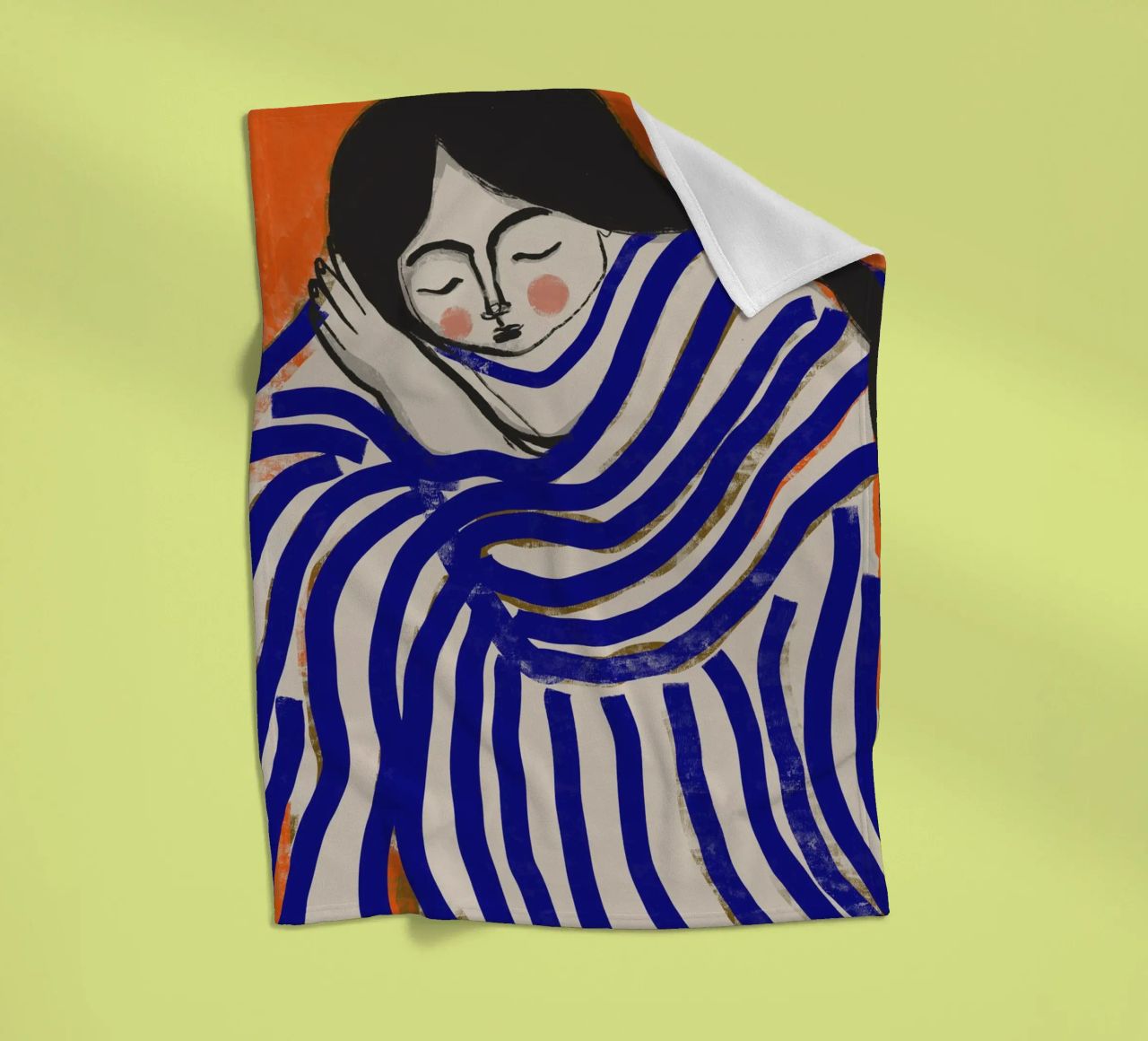 Resting Beauty coperta in pile da treechild