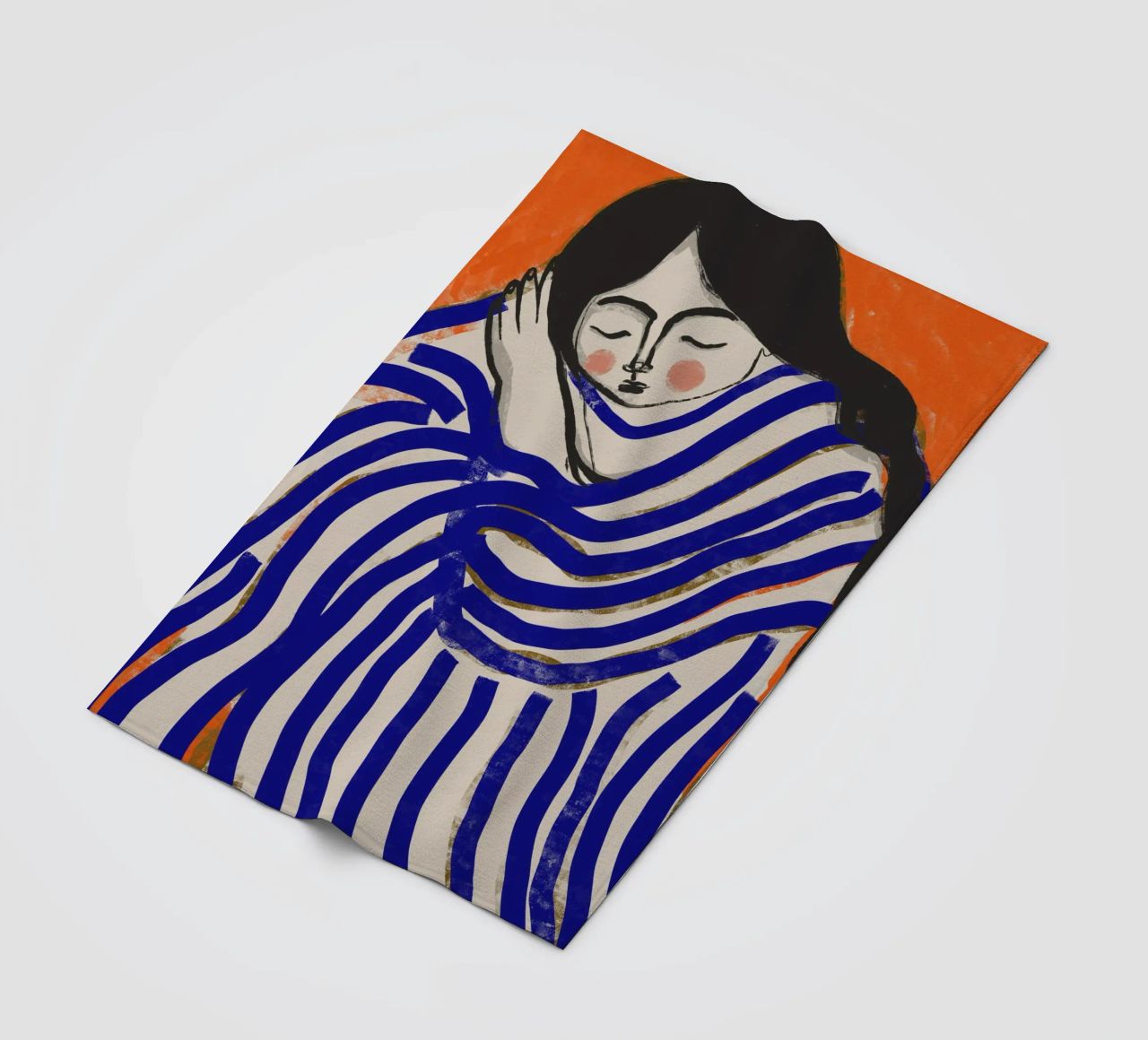 Resting Beauty coperta in pile da treechild