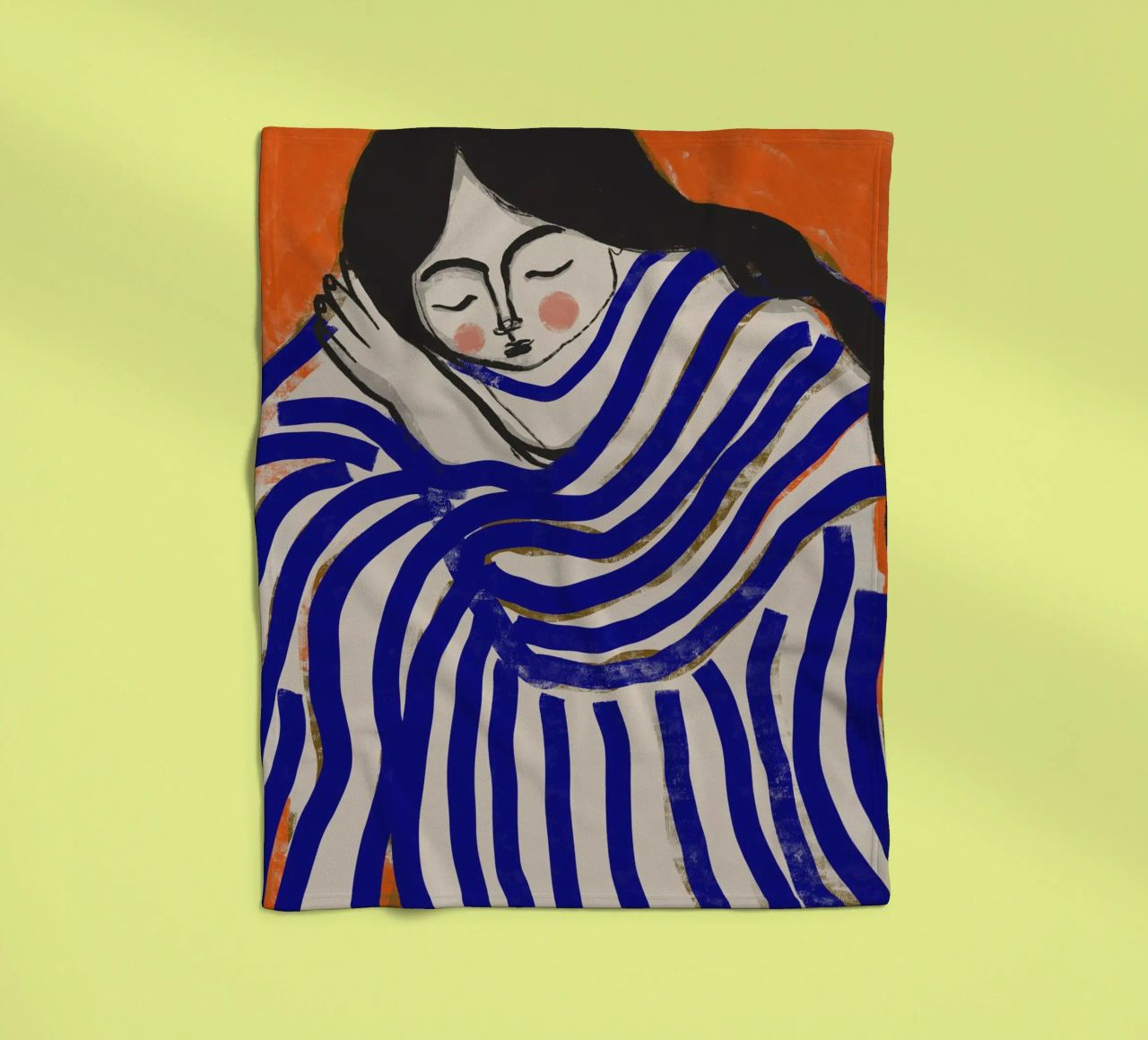 Resting Beauty coperta in pile da treechild