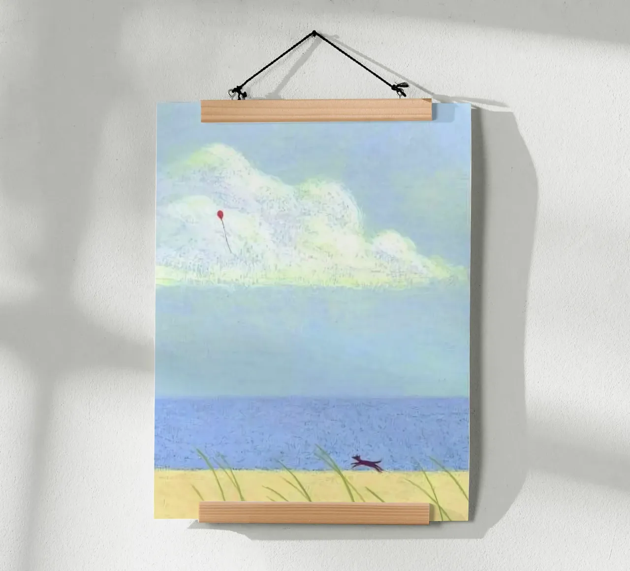 run to balloon poster da lily
