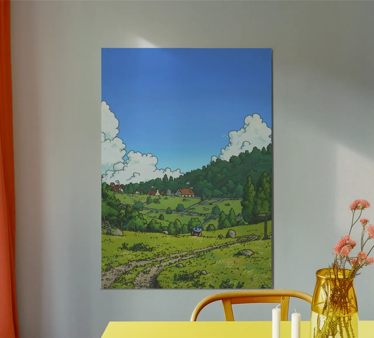 calm peace poster con telaio in plastica da Good days