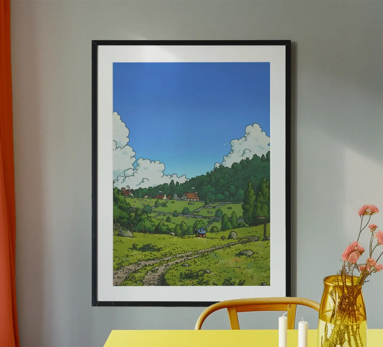 calm peace poster con telaio in plastica da Good days