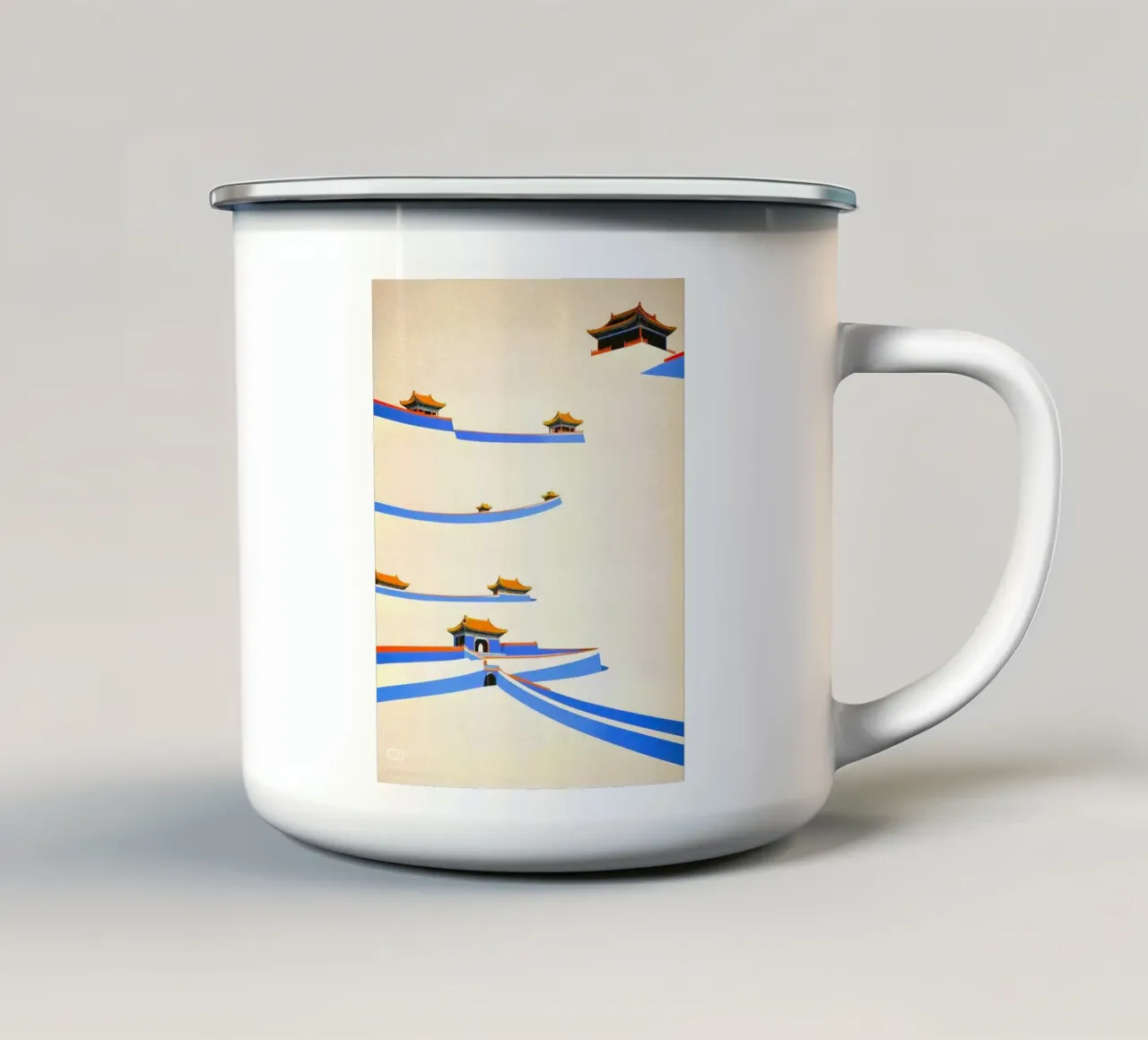 temples layers tazza in smalto da Good days