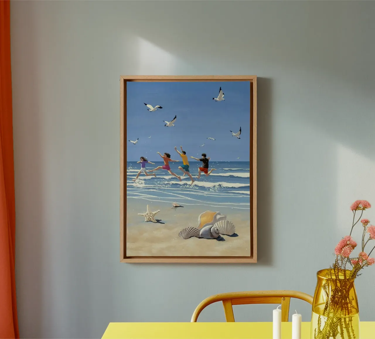 relax beach tela con Cornice a cassetta da Good days