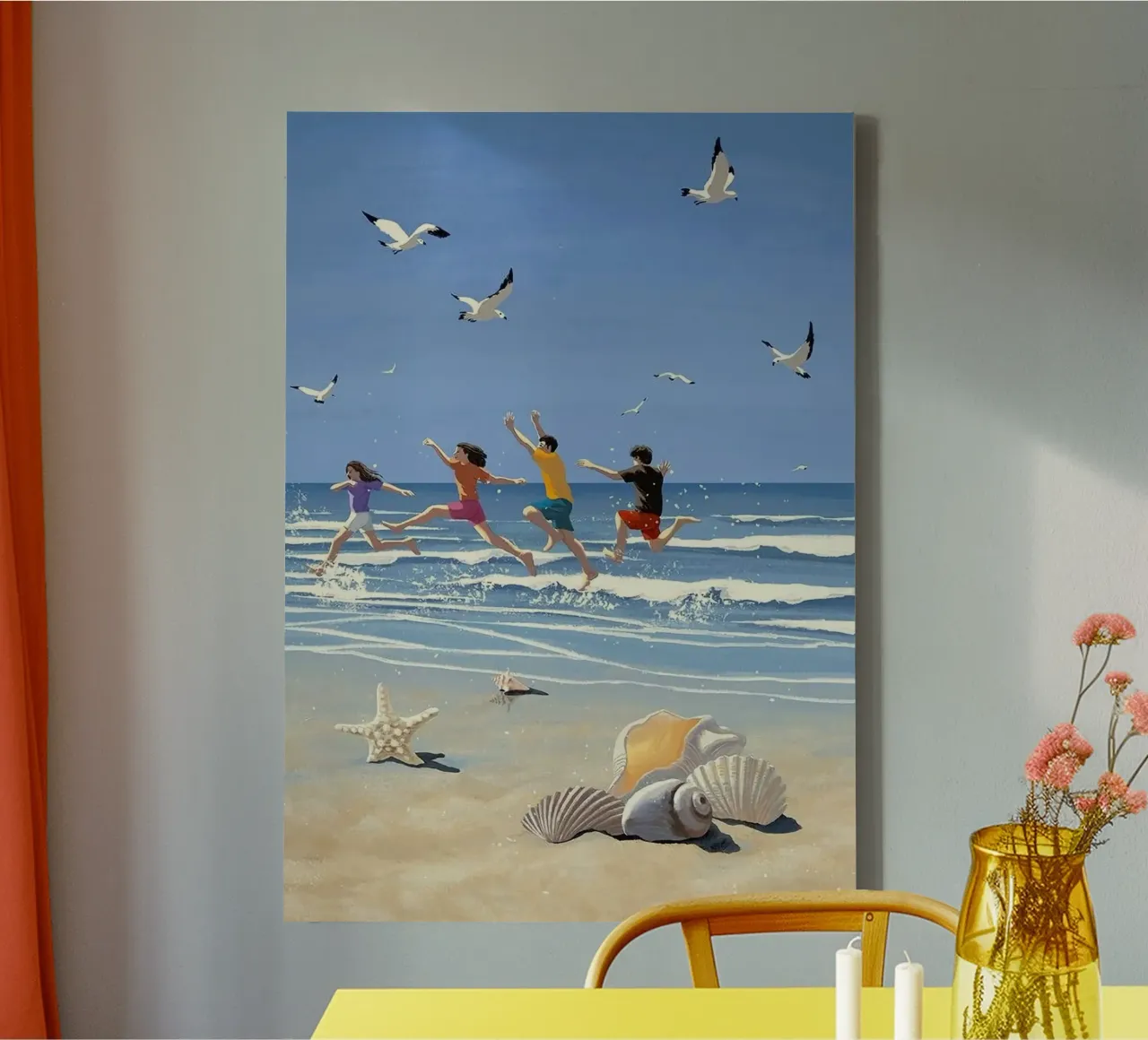 relax beach tela con Cornice a cassetta da Good days