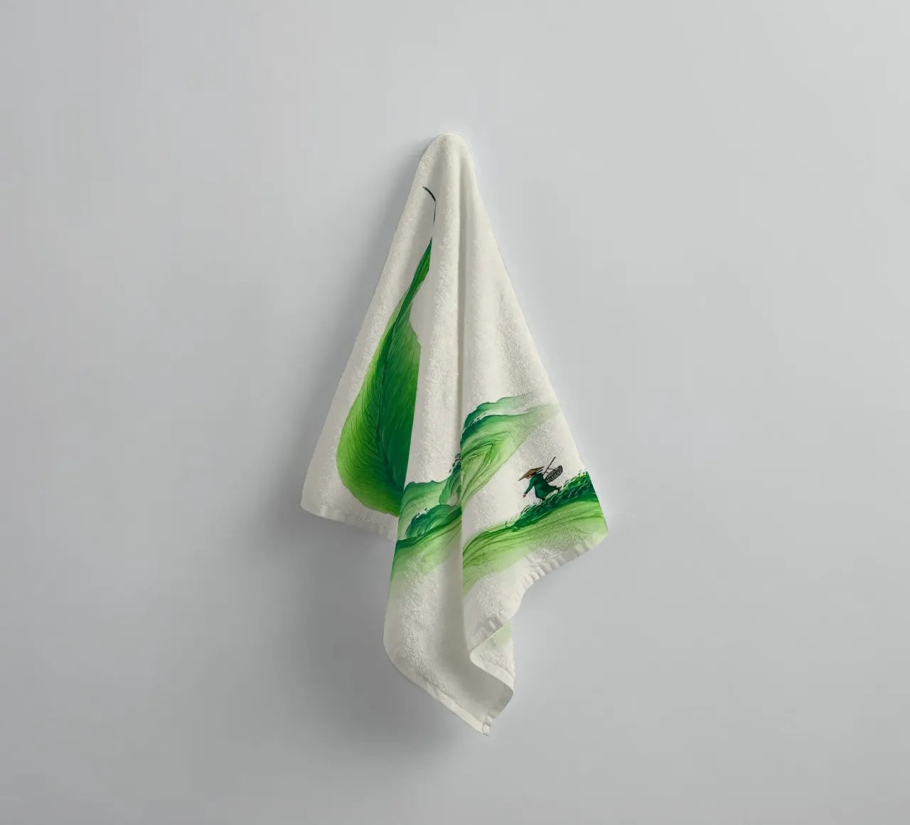 curve green asciugamano da bagno da Good days