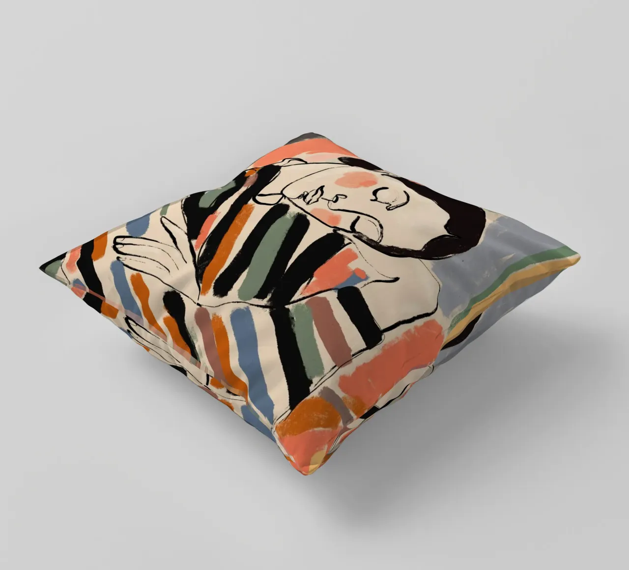 A Short Nap decorative cushion by treechild