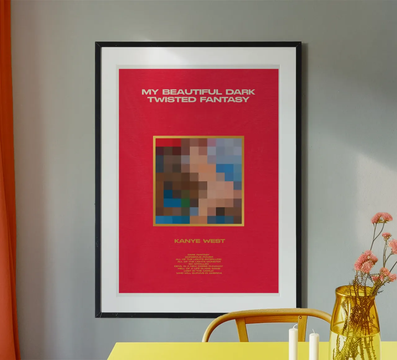kanyeswest poster da martina