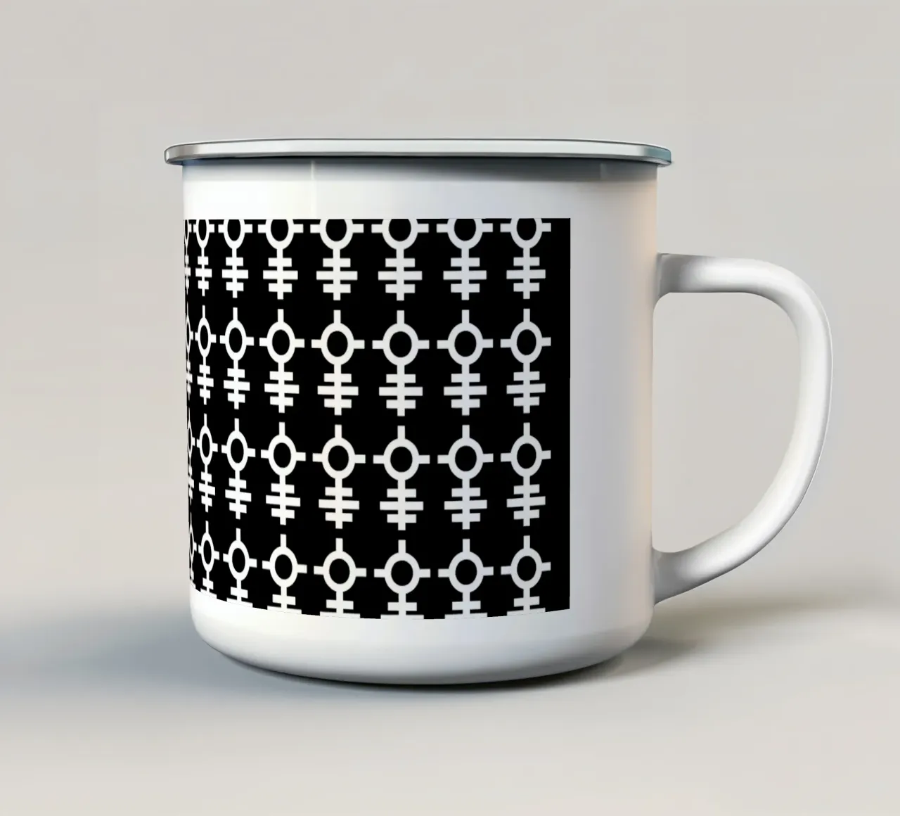 ALL-SEEING* tazza in smalto da Grey Aaren