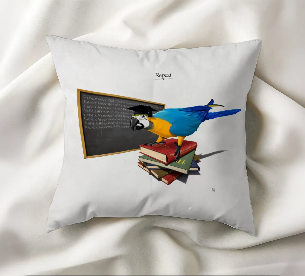 Repeat (Titled) cuscino da Rob Art | Illustration